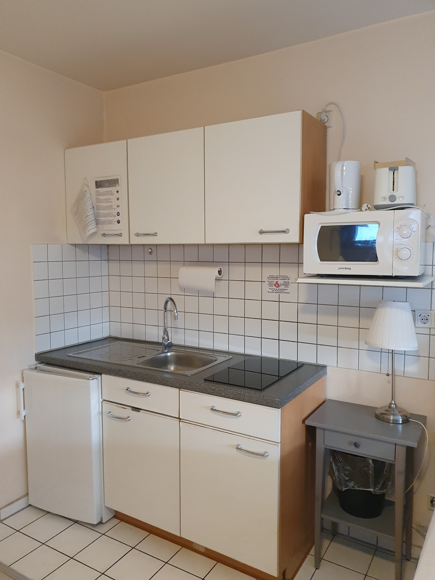 Frühstücks-Kitchenette im King-Studio